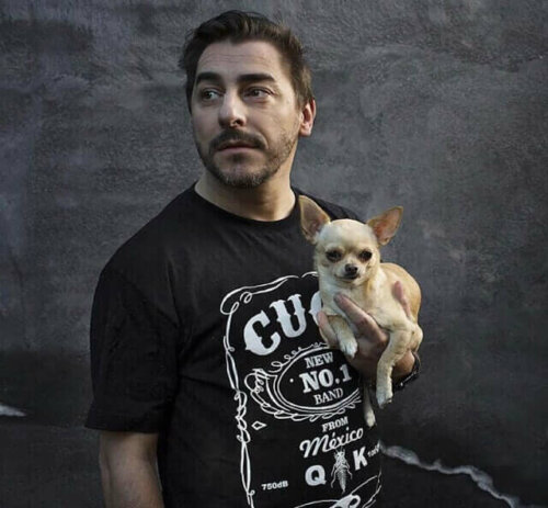 kucharz ze szczeniaki